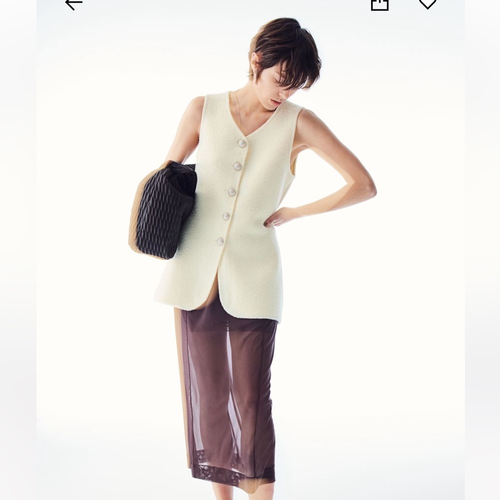 Wool blend knit vest H&M